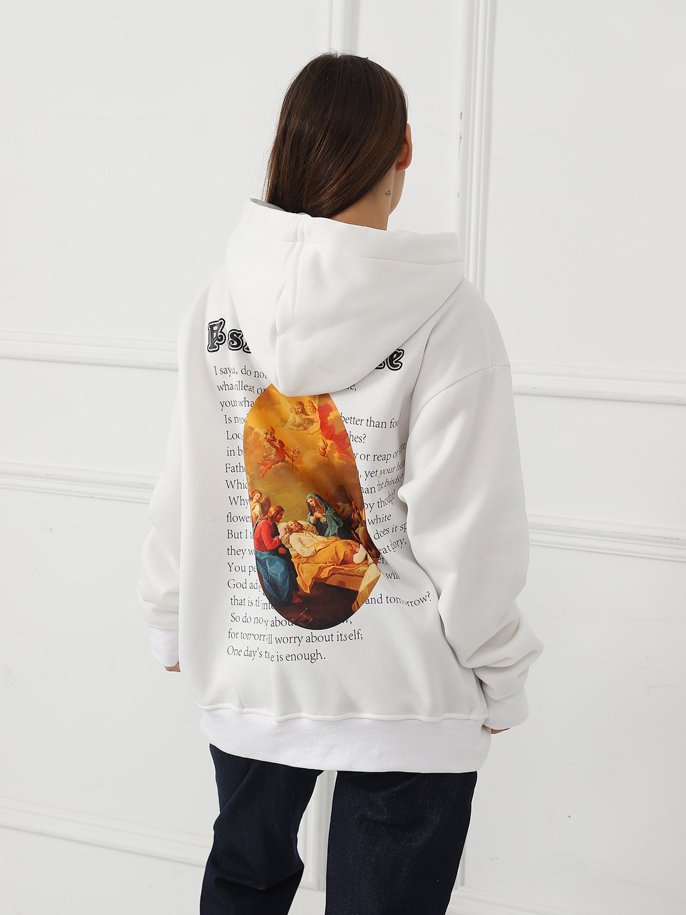 Women's Fashionable Casual Printed Long Sleeved Sweatshirt - Image 2