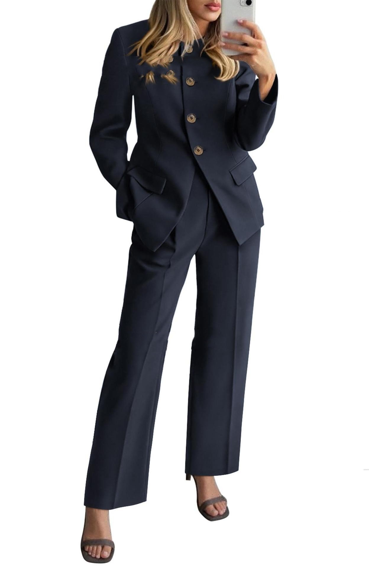 Pantsuit Workplace High-end Two-piece Set For Women - Image 7