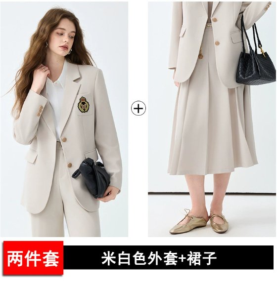 Women's Black Casual Blazer Set - Image 9