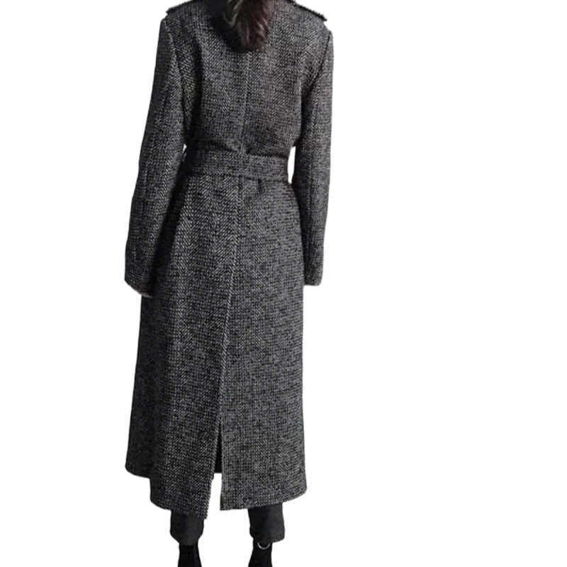 Korean-style Mid-length Wool Coat For Women - Image 2