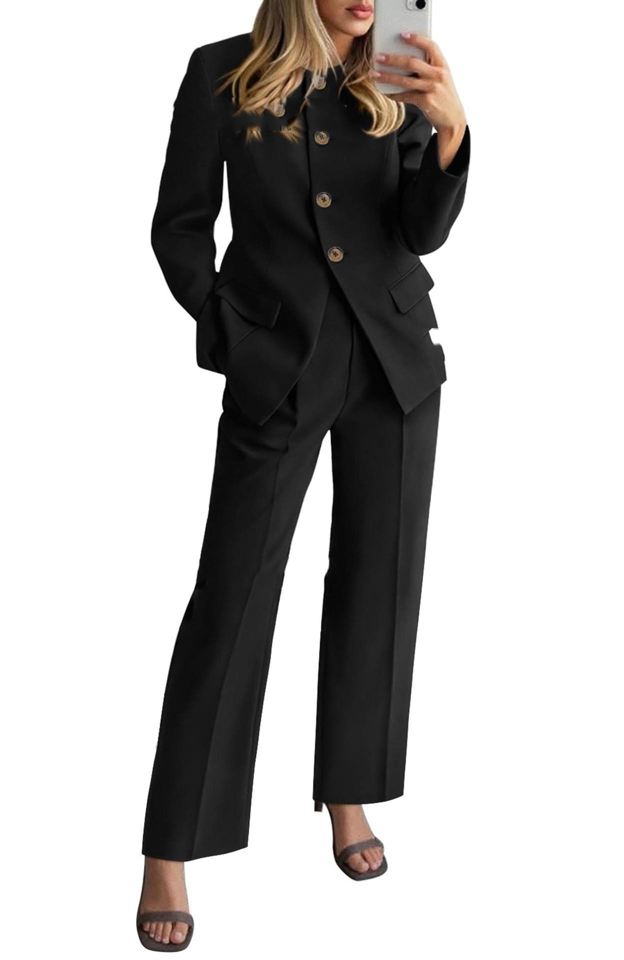 Pantsuit Workplace High-end Two-piece Set For Women - Image 2