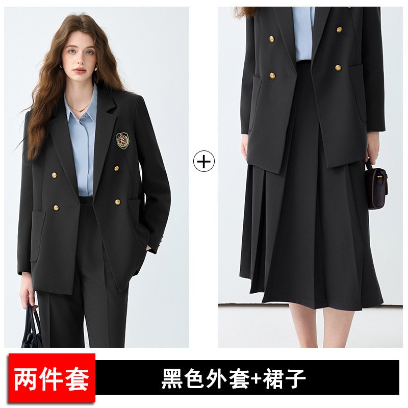 Women's Black Casual Blazer Set - Image 10